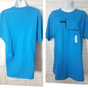 French Quarter New Orleans Blue Tee